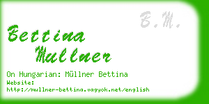bettina mullner business card